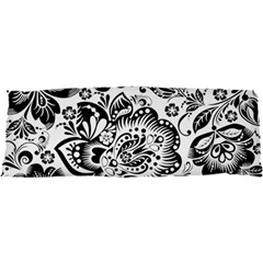 Black Floral Damasks Pattern Baroque Style Samsung Galaxy Nexus S I9020 Hardshell Case by Dushan