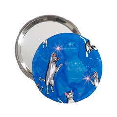 Funny, Cute Playing Cats With Stras 2 25  Handbag Mirrors by FantasyWorld7