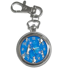 Funny, Cute Playing Cats With Stras Key Chain Watches by FantasyWorld7