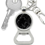 Black marble Stone pattern Bottle Opener Key Chains Front