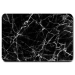 Black marble Stone pattern Large Doormat  30 x20  Door Mat