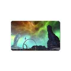 Fantasy Landscape With Lamp Boat And Awesome Sky Magnet (name Card) by FantasyWorld7