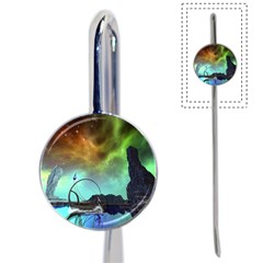 Fantasy Landscape With Lamp Boat And Awesome Sky Book Mark by FantasyWorld7