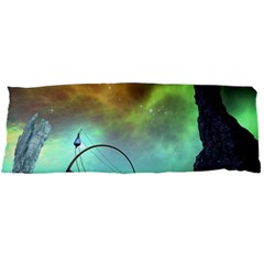 Fantasy Landscape With Lamp Boat And Awesome Sky Body Pillow Cases Dakimakura (two Sides)  by FantasyWorld7