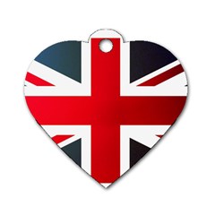 Brit2 Dog Tag Heart (two Sides)