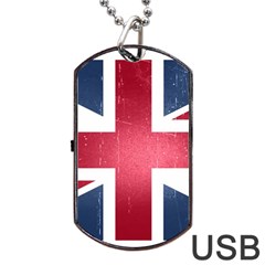 Brit3 Dog Tag Usb Flash (one Side) by ItsBritish