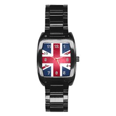 Brit3 Stainless Steel Barrel Watch by ItsBritish