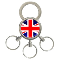 Brit4 3-Ring Key Chains