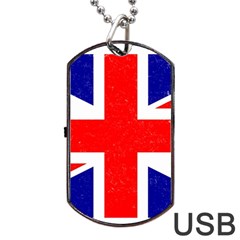 Brit5 Dog Tag Usb Flash (one Side) by ItsBritish