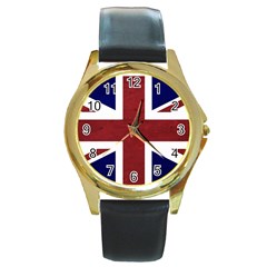 Brit8 Round Gold Metal Watches by ItsBritish