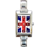 Brit9 Rectangle Italian Charm Watches Front