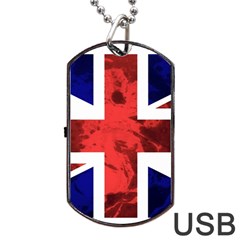 Brit9 Dog Tag Usb Flash (two Sides)  by ItsBritish