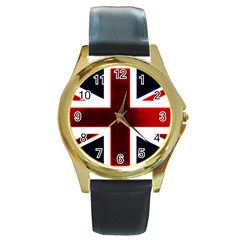 Brit10 Round Gold Metal Watches by ItsBritish