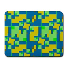 Shapes In Shapes Small Mousepad by LalyLauraFLM