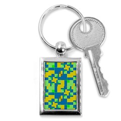 Shapes In Shapes Key Chain (rectangle) by LalyLauraFLM