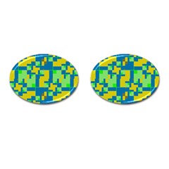 Shapes In Shapes Cufflinks (oval) by LalyLauraFLM