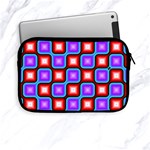 Connected squares pattern Apple iPad Mini Zipper Case Front