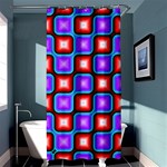 Connected squares pattern	Shower Curtain 36  x 72  Curtain(36 X72 ) - 33.26 x66.24  Curtain(36 X72 )