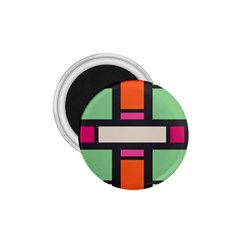 Rectangles Cross 1 75  Magnet by LalyLauraFLM