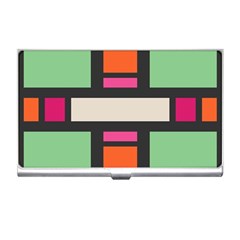 Rectangles Cross Business Card Holder by LalyLauraFLM