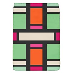 Rectangles Cross Removable Flap Cover (l) by LalyLauraFLM