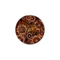 Steampunk In Rusty Metal Golf Ball Marker by FantasyWorld7