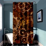 Steampunk In Rusty Metal Shower Curtain 36  x 72  (Stall)  Curtain(36 X72 ) - 33.26 x66.24  Curtain(36 X72 )