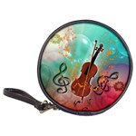 Violin With Violin Bow And Key Notes Classic 20-CD Wallets Front