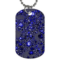 Sci Fi Fantasy Cosmos Blue Dog Tag (two Sides) by ImpressiveMoments