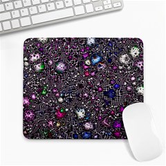 Sci Fi Fantasy Cosmos Pink Large Mousepads by ImpressiveMoments