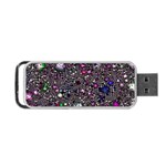 Sci Fi Fantasy Cosmos Pink Portable USB Flash (Two Sides) Front