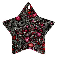 Sci Fi Fantasy Cosmos Red  Star Ornament (two Sides)  by ImpressiveMoments