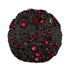 Sci Fi Fantasy Cosmos Red  Standard 15  Premium Round Cushions by ImpressiveMoments