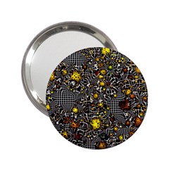 Sci Fi Fantasy Cosmos Yellow 2 25  Handbag Mirrors by ImpressiveMoments