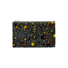 Sci Fi Fantasy Cosmos Yellow Cosmetic Bag (small)  by ImpressiveMoments