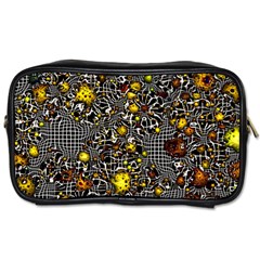 Sci Fi Fantasy Cosmos Yellow Toiletries Bags 2-side by ImpressiveMoments