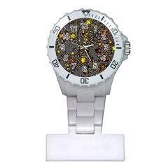 Sci Fi Fantasy Cosmos Yellow Nurses Watches by ImpressiveMoments