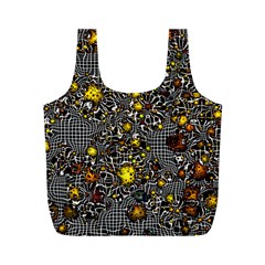 Sci Fi Fantasy Cosmos Yellow Full Print Recycle Bags (m)  by ImpressiveMoments