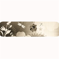 Vintage, Wonderful Flowers With Dragonflies Large Bar Mats