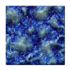 Alien Dna Blue Tile Coasters