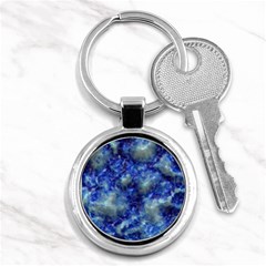 Alien Dna Blue Key Chains (round) 