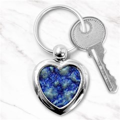 Alien Dna Blue Key Chains (heart) 