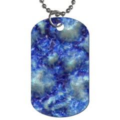 Alien Dna Blue Dog Tag (one Side)