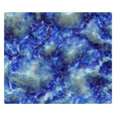 Alien Dna Blue Double Sided Flano Blanket (small) 