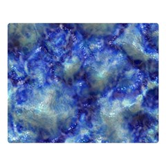 Alien Dna Blue Double Sided Flano Blanket (large) 