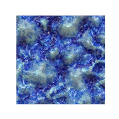 Alien Dna Blue Small Satin Scarf (square) 