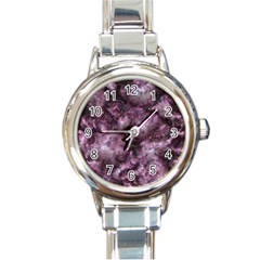 Alien Dna Purple Round Italian Charm Watches by ImpressiveMoments