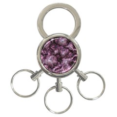 Alien Dna Purple 3-ring Key Chains