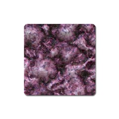 Alien Dna Purple Square Magnet by ImpressiveMoments