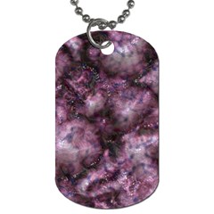 Alien Dna Purple Dog Tag (one Side)